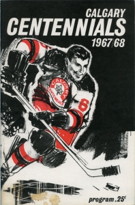 Calgary Centennials 1967-68 game program
