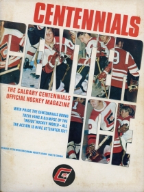 Calgary Centennials 1969-70 game program