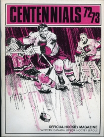 Calgary Centennials 1972-73 game program