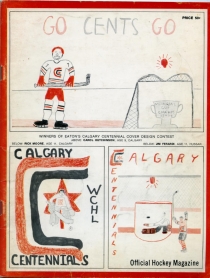 Calgary Centennials 1973-74 game program