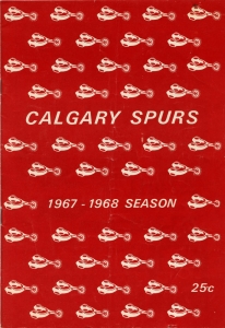 Calgary Spurs 1967-68 game program
