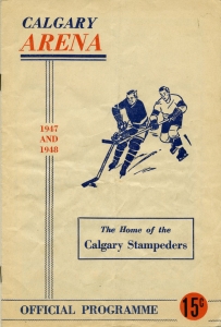Calgary Stampeders 1947-48 game program