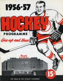 Calgary Stampeders 1956-57 game program