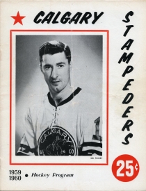 Calgary Stampeders 1959-60 game program