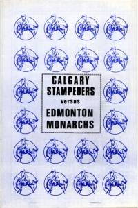 Calgary Stampeders 1970-71 game program