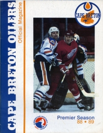 Cape Breton Oilers 1988-89 game program