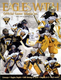 Cape Breton Screaming Eagles 2005-06 game program