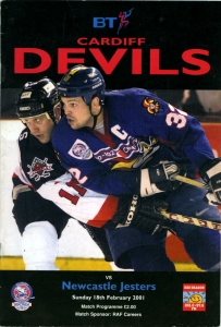 Cardiff Devils 2000-01 game program