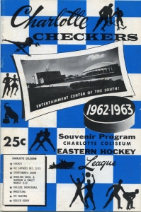 Charlotte Checkers 1962-63 game program