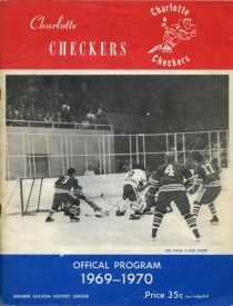 Charlotte Checkers 1969-70 game program