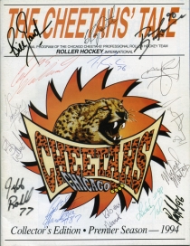 Chicago Cheetahs 1993-94 game program
