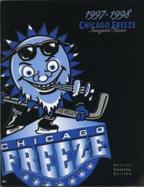 Chicago Freeze 1997-98 game program