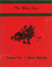 Clarkson University 1954-55 game program