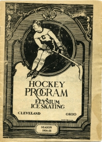 Cleveland Hockey Club 1924-25 game program