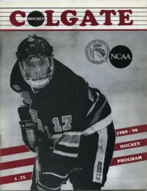 Colgate University 1989-90 game program