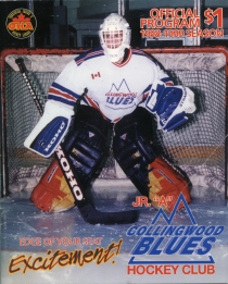 Collingwood Blues 1998-99 game program