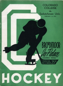 Colorado College 1953-54 game program