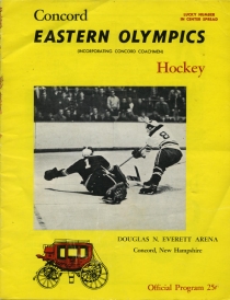 Concord Eastern Olympics 1967-68 game program