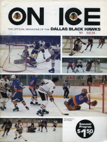 Dallas Black Hawks 1980-81 game program