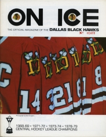 Dallas Black Hawks 1981-82 game program