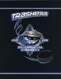 Danbury Trashers 2004-05 game program