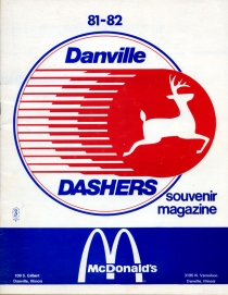 Danville Dashers 1981-82 game program