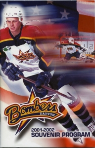 Dayton Bombers 2001-02 game program