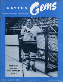 Dayton Gems 1970-71 game program
