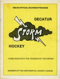 Decatur Storm 1983-84 game program