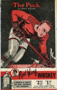 Detroit Olympics 1934-35 game program