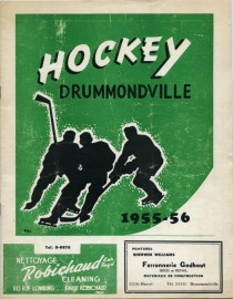 Drummondville Dragons 1955-56 game program