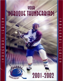 Dubuque Thunderbirds 2001-02 game program