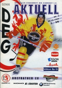 Duesseldorf EG 1998-99 game program
