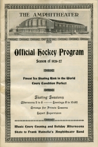 Duluth Hornets 1926-27 game program