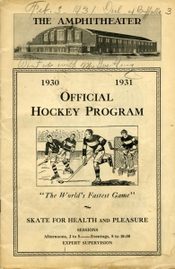 Duluth Hornets 1930-31 game program