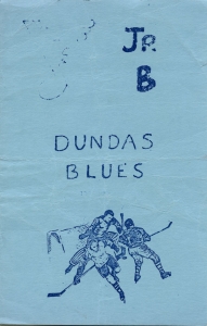 Dundas Blues 1973-74 game program