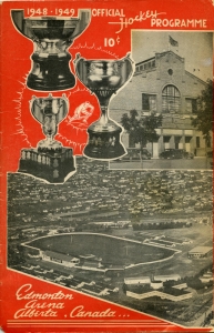 Edmonton Athletic Club 1948-49 game program