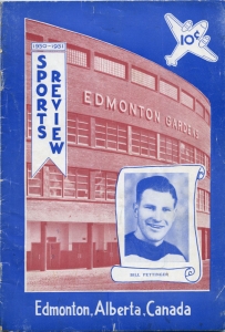 Edmonton Flyers 1950-51 game program