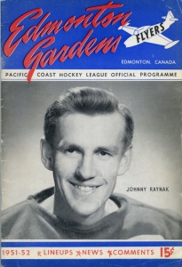Edmonton Flyers 1951-52 game program
