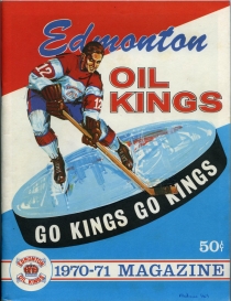 Edmonton Oil Kings 1970-71 game program