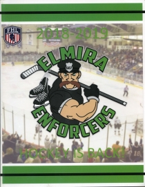 Elmira Enforcers 2018-19 game program
