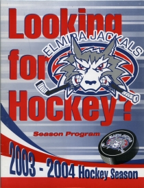 Elmira Jackals 2003-04 game program