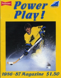 Erie Golden Blades 1986-87 game program