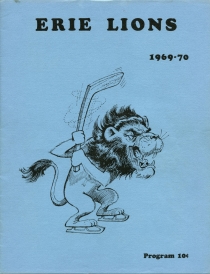 Erie Lions 1969-70 game program