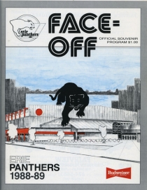 Erie Panthers 1988-89 game program