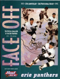 Erie Panthers 1995-96 game program