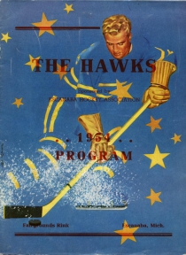 Escanaba Hawks 1953-54 game program