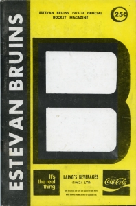 Estevan Bruins 1973-74 game program