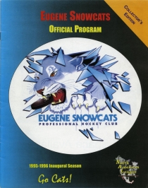 Eugene Snowcats 1995-96 game program