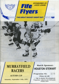 Fife Flyers 1991-92 game program